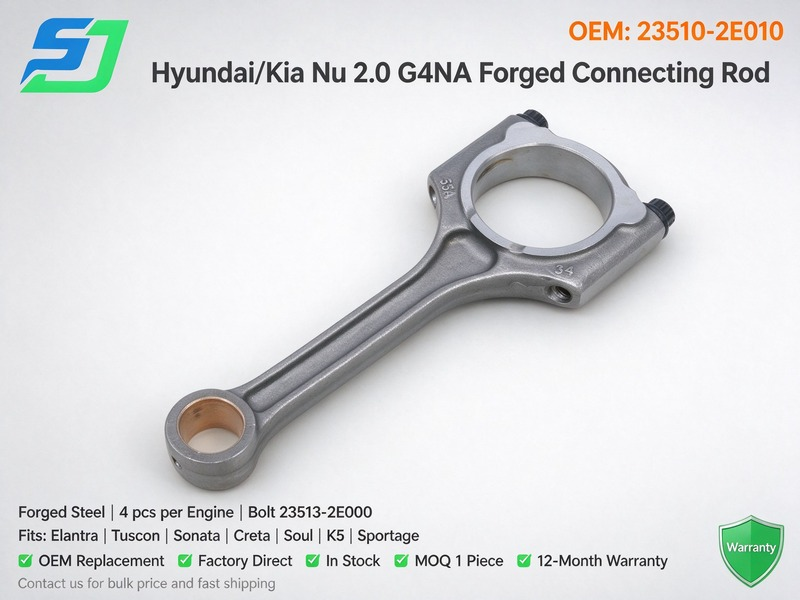 23510-2E010 Connecting Rod Hyundai Nu 2.0 G4NA Elantra Tucson Kia Soul